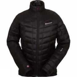 Montane Mens Hi-Q Luxe Micro Jacket Black/Alpine Red
